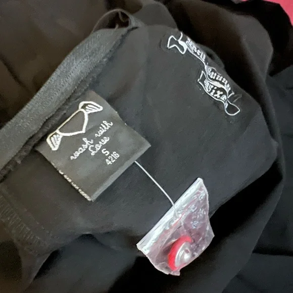 Elegant Black and Red Women's Dress with GI Joe Cobra Patch - Picture 9 of 9